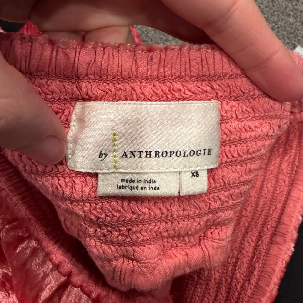 Anthropologie Rosie Floral Embroidered Crushed Velvet Joggers XS EUC - Picture 5 of 8